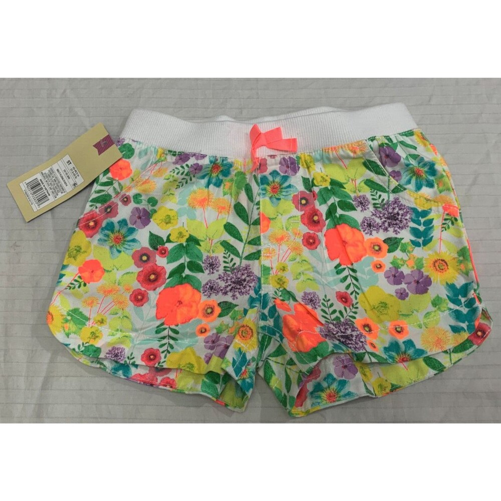 NWT CHEROKEE GIRLS COTTON PULL ON SHORTS SIZE 5T